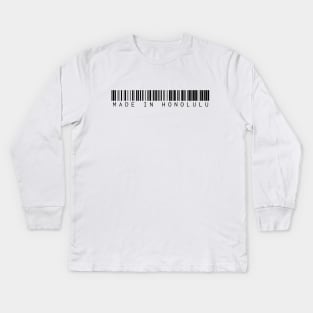 Made in Honolulu Kids Long Sleeve T-Shirt